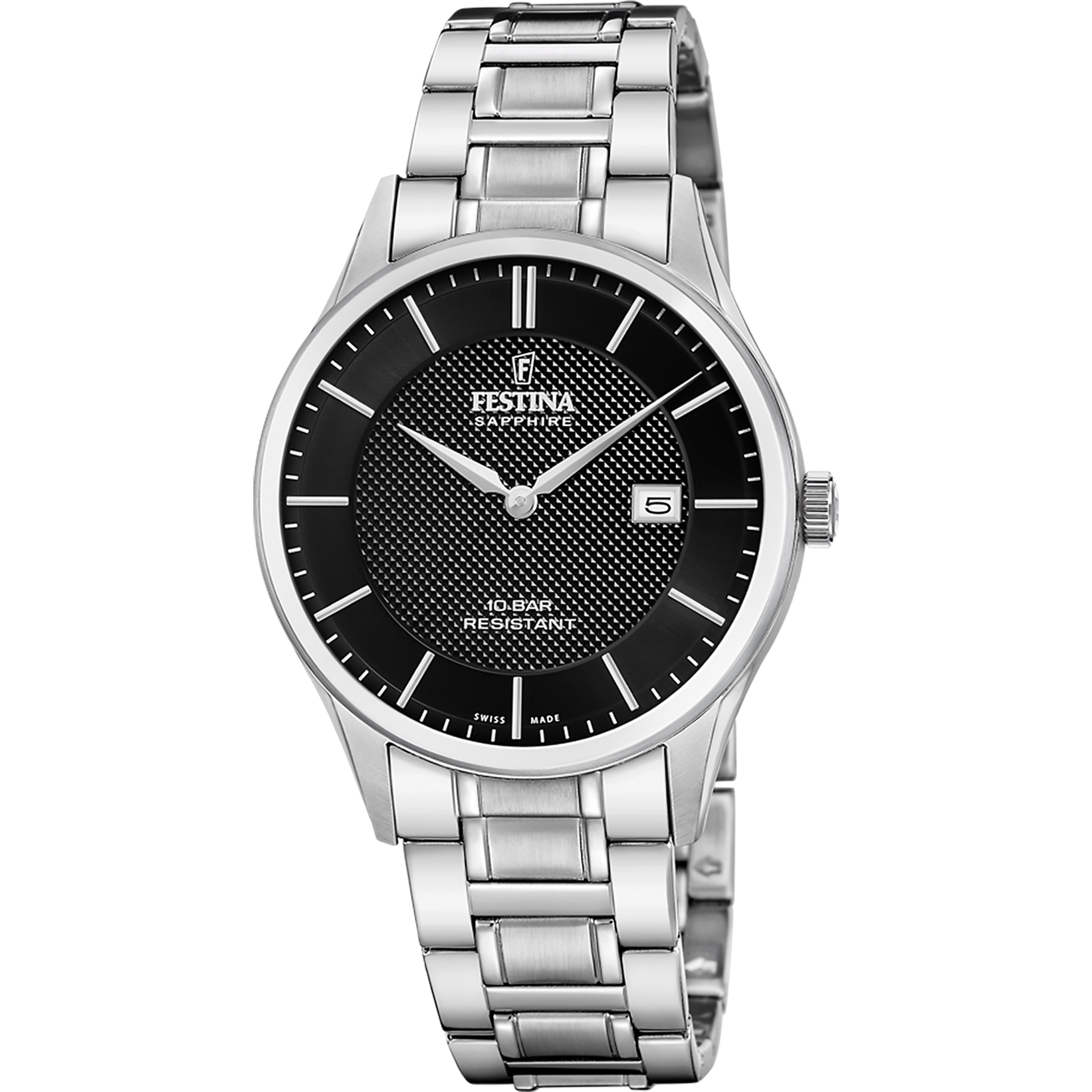 Montre Festina Mécanique Swiss Made - 36mm - Vintage Années 1960 - Occasion