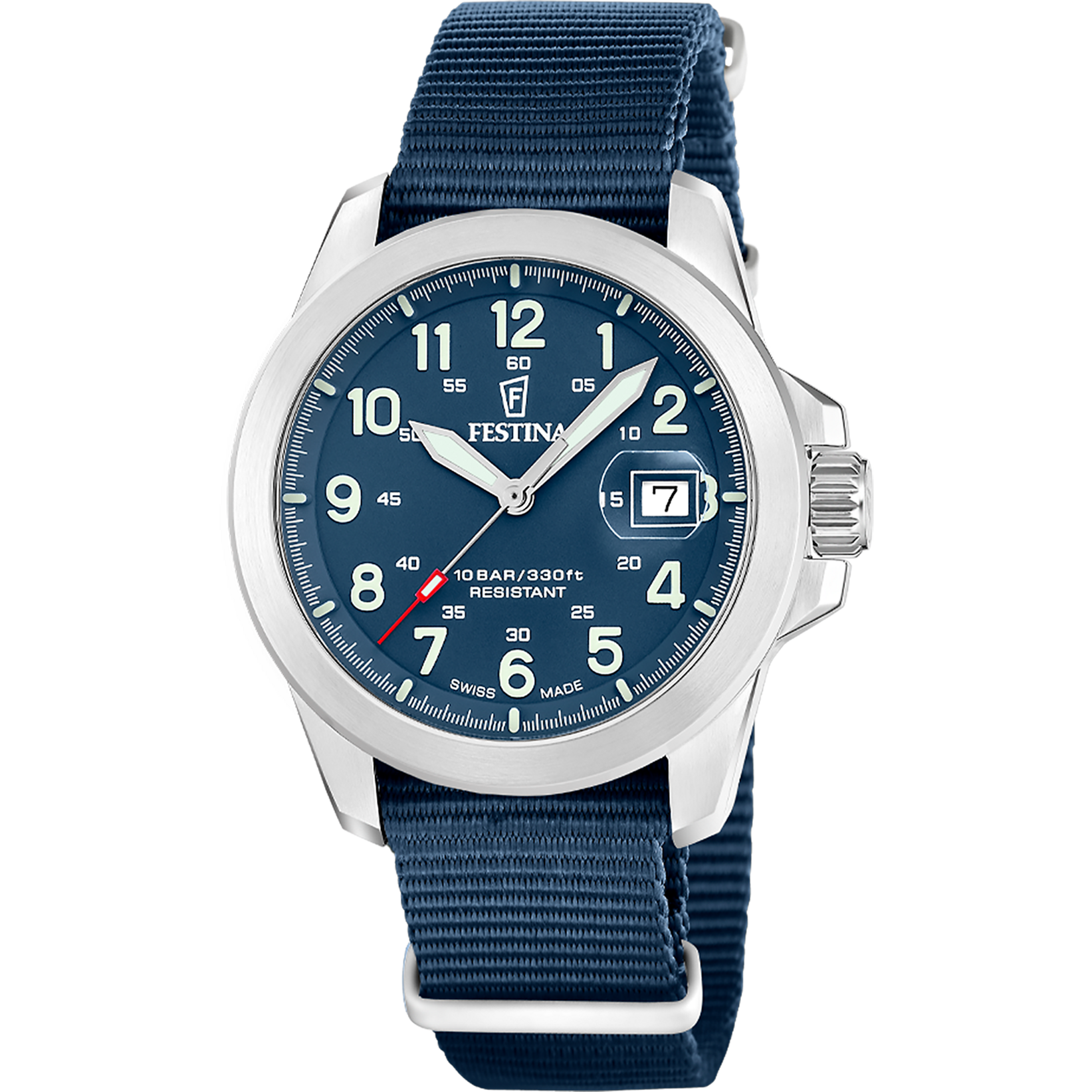 MEN'S WATCH FESTINA SWISS MADE FIELD F20081/2 WITH THREE