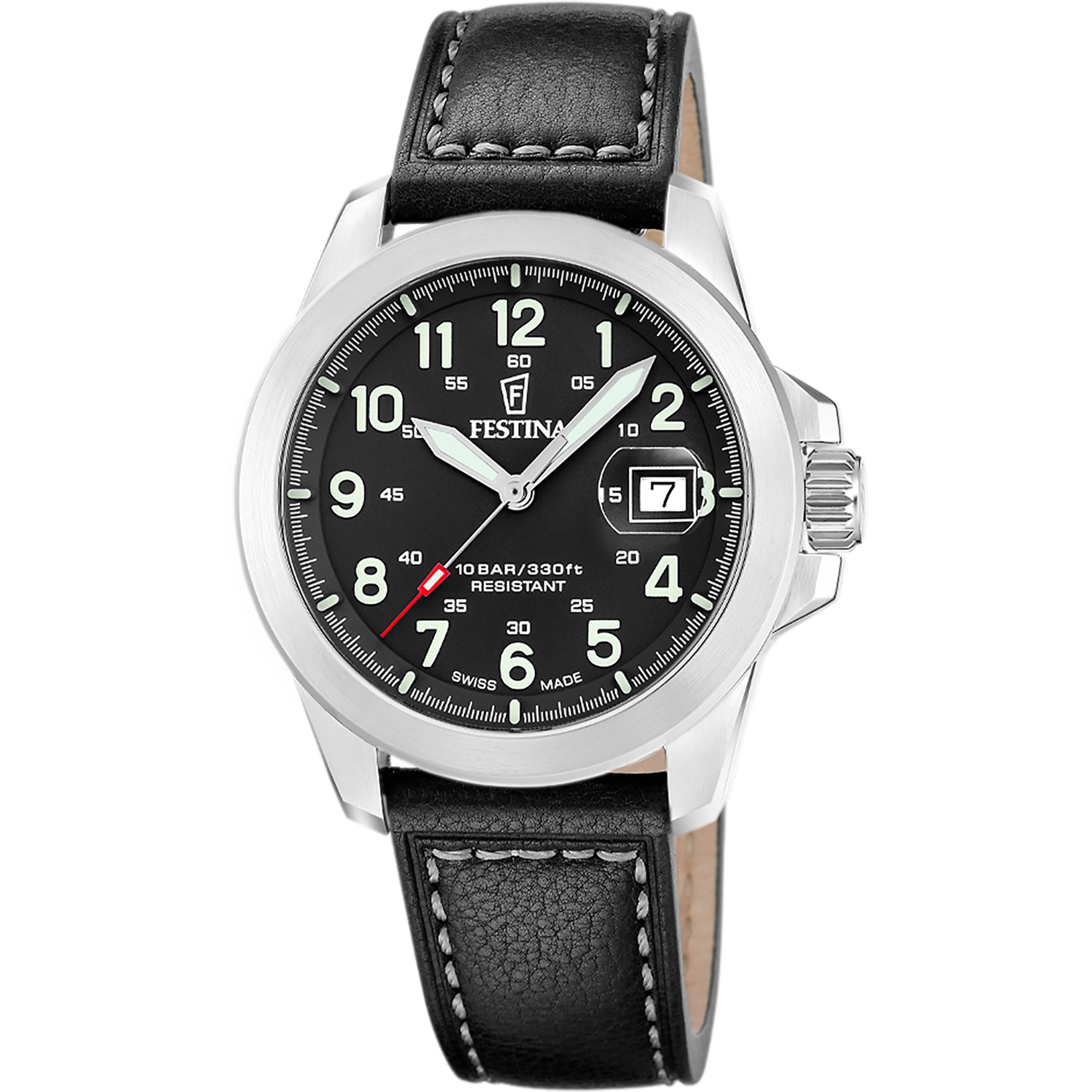 MEN'S WATCH FESTINA SWISS MADE FIELD F20081/4 WITH THREE