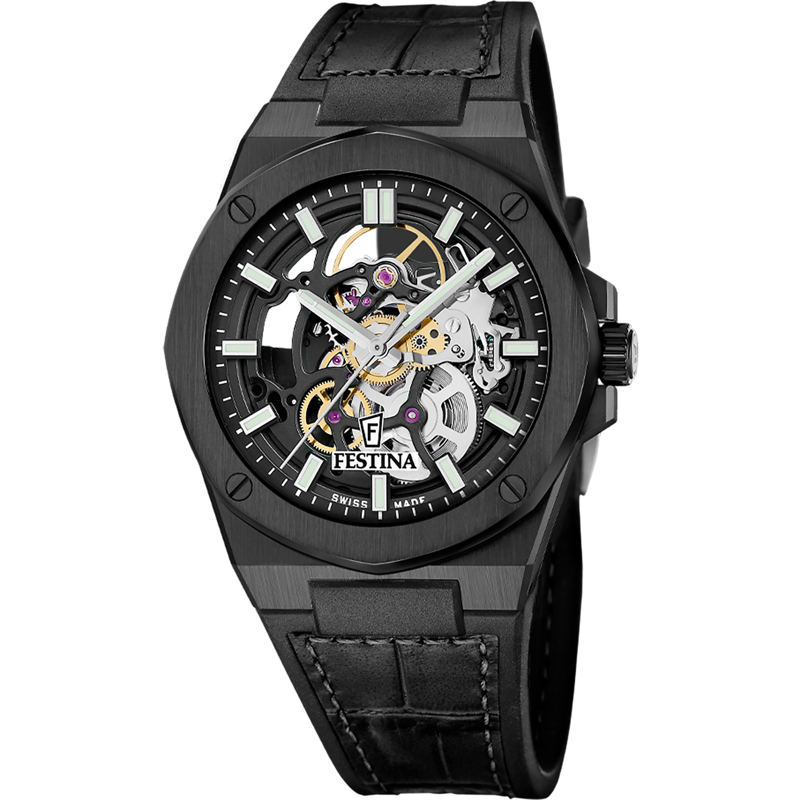 RELÓGIO DE HOMEM FESTINA SWISS MADE AUTOMÁTICO F22015/1