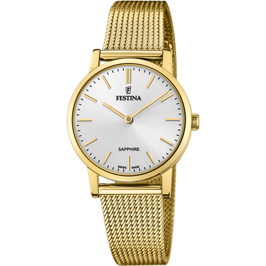 OROLOGIO FESTINA F20023/1 BIANCO CON CINTURINO IN ACCIAIO, DONNA