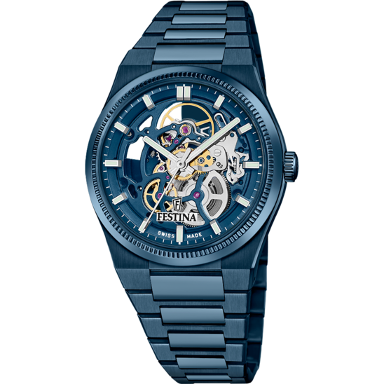 Reloj De Hombre Festina Swiss Made Rivé Sq F20071/1