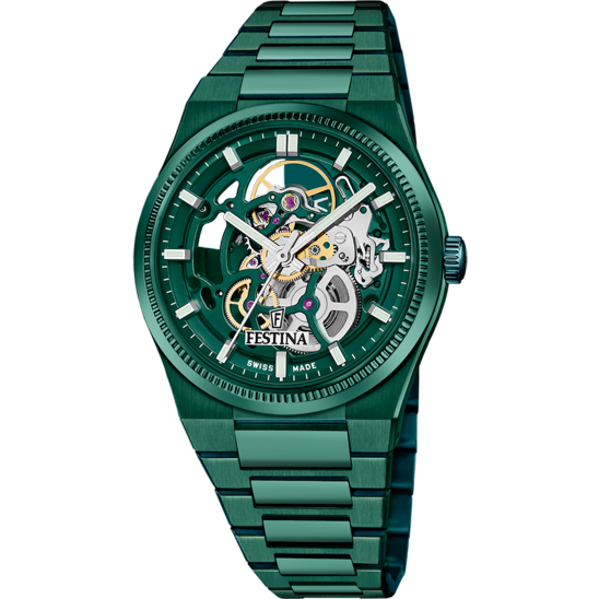 Reloj De Hombre Festina Swiss Made Rivé Sq F20072/1
