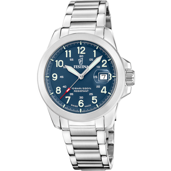 Reloj De Hombre Festina Swiss Made Field Watches F20081/2