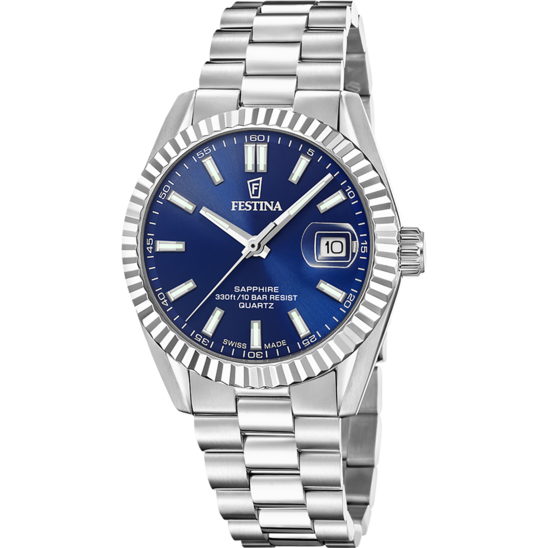 Reloj De Hombre Festina Swiss Made Classics F20084/b