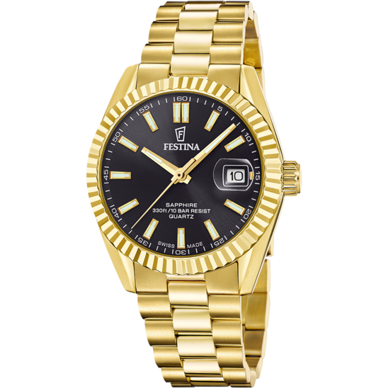 Reloj De Hombre Festina Swiss Made Classics F20086/b