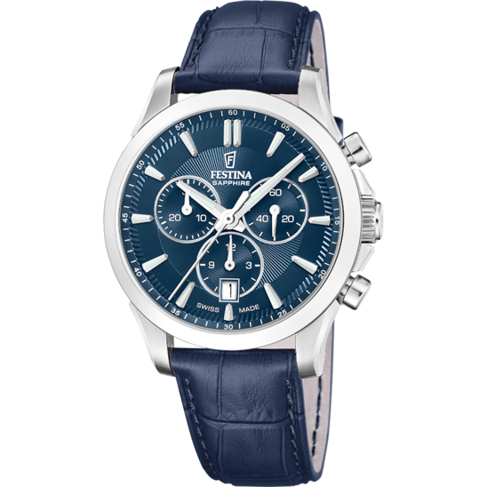 Reloj De Hombre Festina Swiss Made Chrono F20094/3