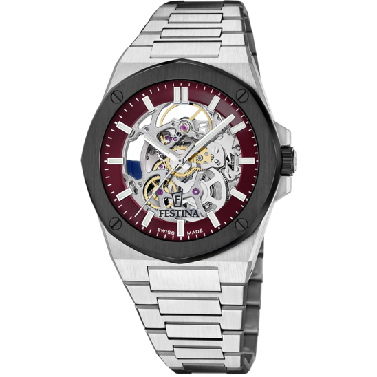 Reloj De Hombre Festina Swiss Made Automatic F22008/2