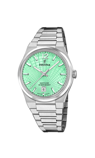 FESTINA SWISS MADE DAMEN UHR F20052/4 GRÜN