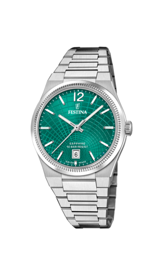 FESTINA SWISS MADE WOMEN'S GREEN WATCH F20052/6