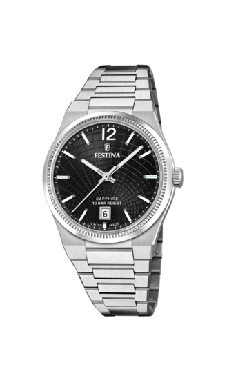 FESTINA SWISS MADE WOMEN'S BLACK WATCH F20052/8