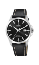 Festina Orologio Uomo F20025/1 – Cassa Acciaio E Cinturino Pelle – Vetro Zaffiro – Impermeabile 10 Bar