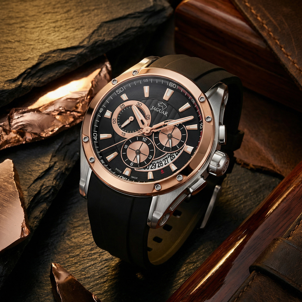 Reloj suizo de hombre Jaguar Special Edition negro J689/1
