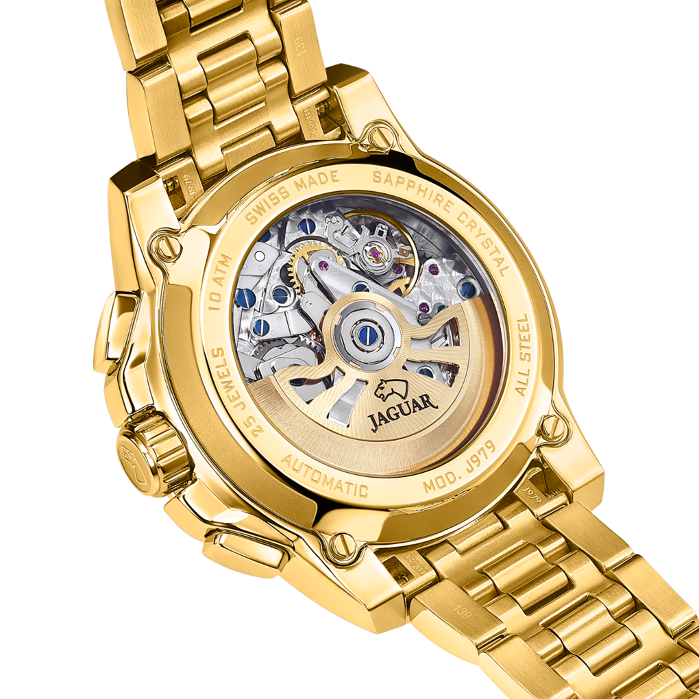 Reloj suizo de hombre Jaguar Le Chronographe plata J979/1