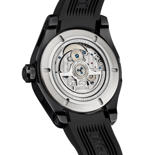 Zwarte Heren automatisch horloge JAGUAR AUTOMATIC COLLECTION. J813/1