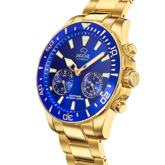 BLAUW HEREN ZWITSERS HORLOGE JAGUAR CONNECTED MEN J899/2