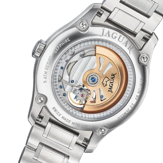 OROLOGIO DA UOMO JAGUAR AUTOMATIC BALANCIER ARGENTO J965/1