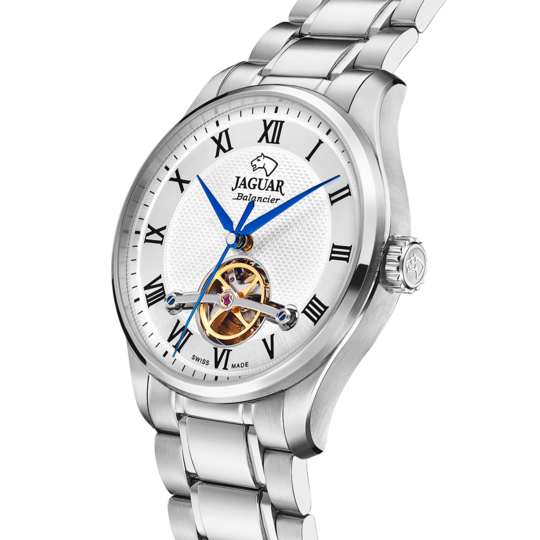 Zilveren Heren automatisch horloge JAGUAR AUTOMATIC COLLECTION. J965/2