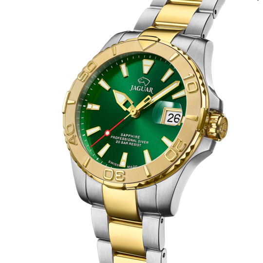 Reloj suizo de hombre JAGUAR COUPLE DIVER Verde J970/1