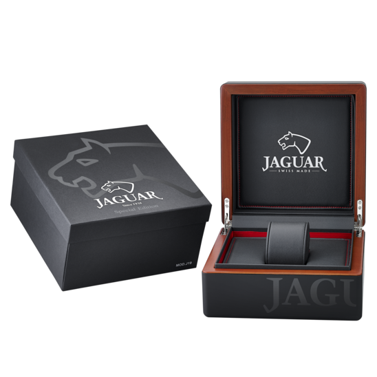 Relógio masculino JAGUAR SPECIAL EDITION de cor prateada. J678/1
