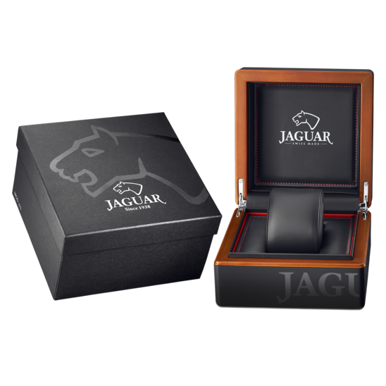 Relógio masculino JAGUAR AUTOMATIC COLLECTION de cor prateada. J978/1