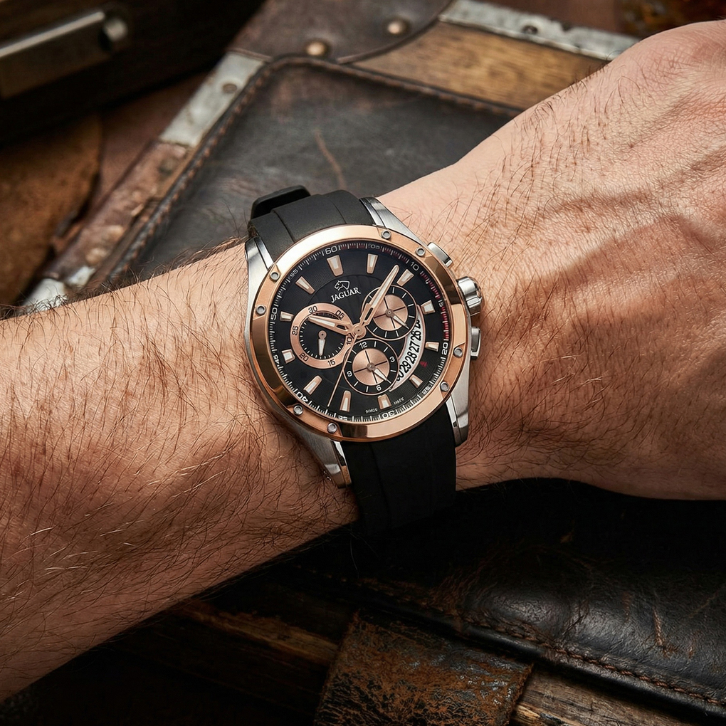 Reloj suizo de hombre Jaguar Special Edition negro J689/1