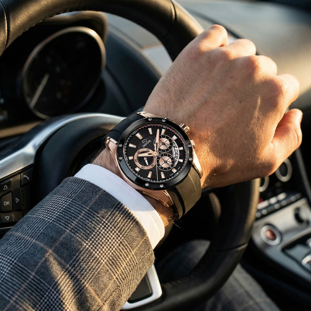 Reloj suizo de hombre Jaguar Special Edition negro J691/1