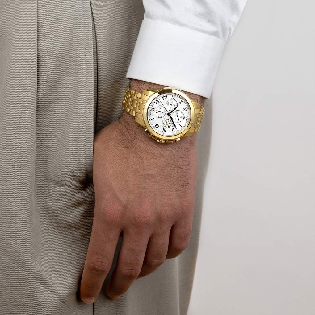Reloj suizo de hombre Jaguar Le Chronographe plata J979/1