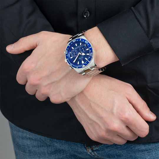 Blauw Heren zwitsers horloge JAGUAR CONNECTED MEN. J888/1