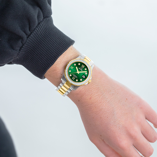 Montre verte femme hot sale