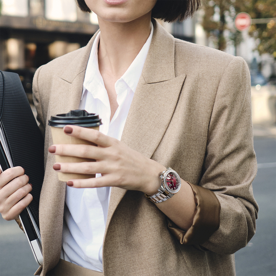 Burgundy 2025 watch women's