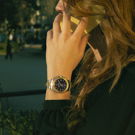 Zwarte Dames zwitsers horloge JAGUAR CONNECTED LADY. J982/5