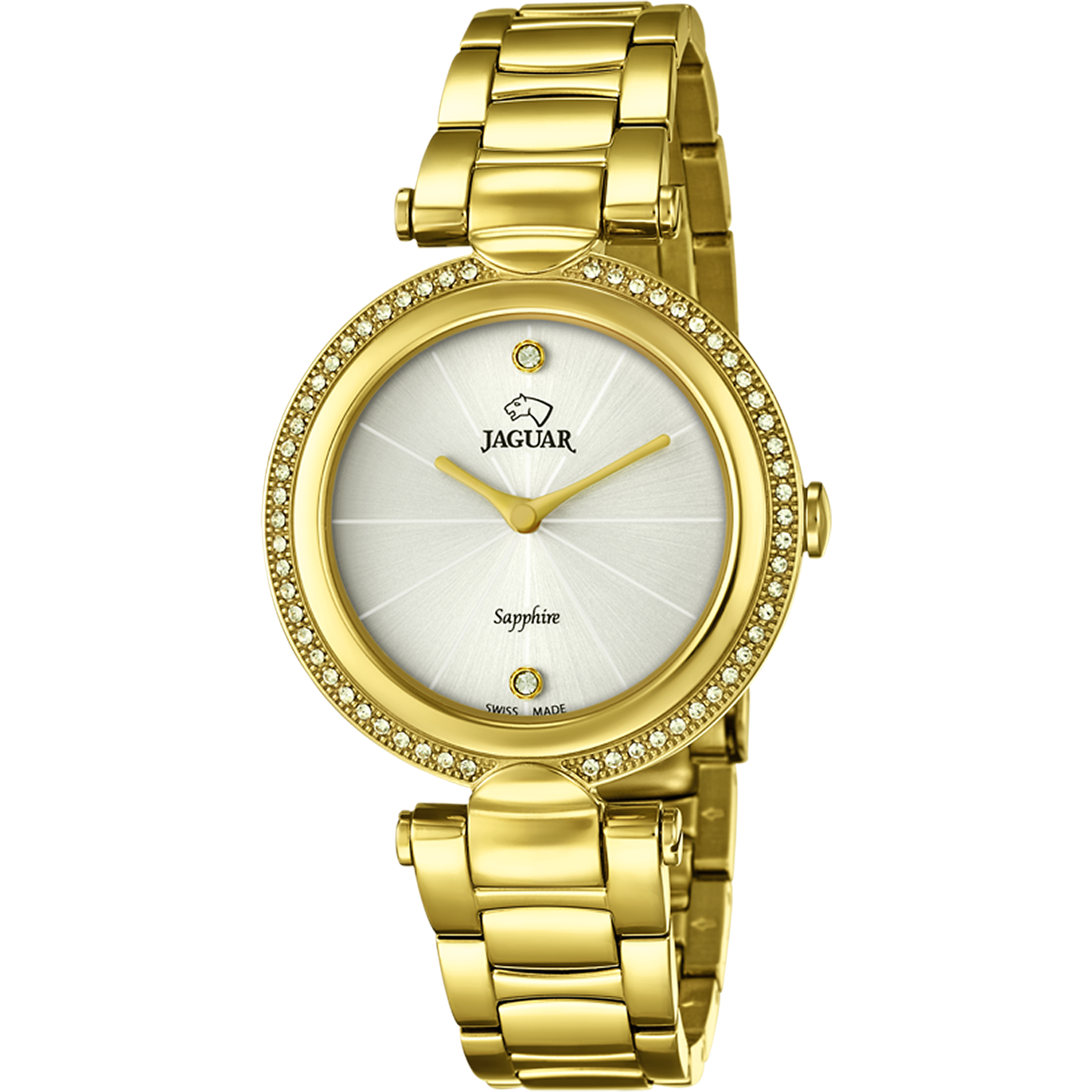 Reloj Mujer dorado Suizo Jaguar