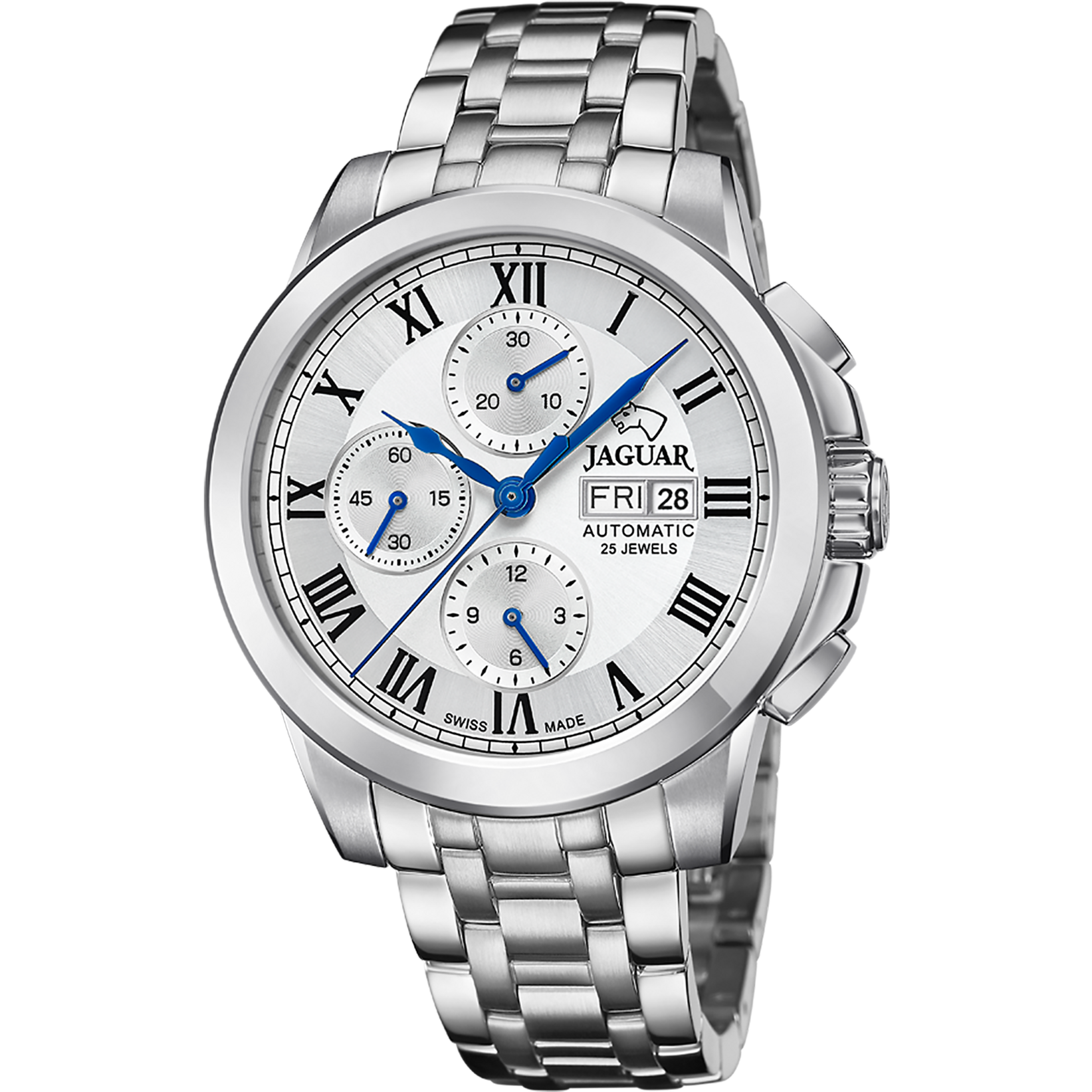 Reloj suizo de hombre JAGUAR COLLECTION AUTOMATIC J978/2 Plateado