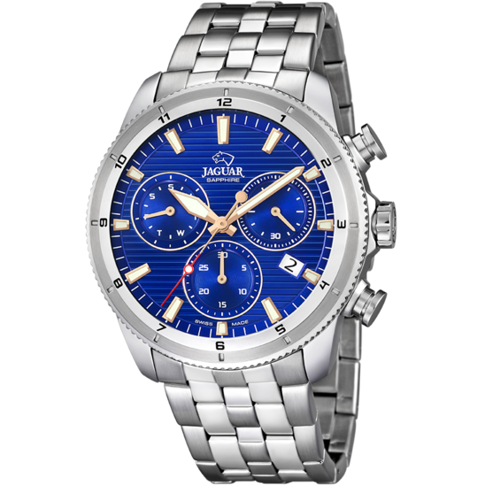 Blauw Heren zwitsers horloge JAGUAR EXECUTIVE. J687/B