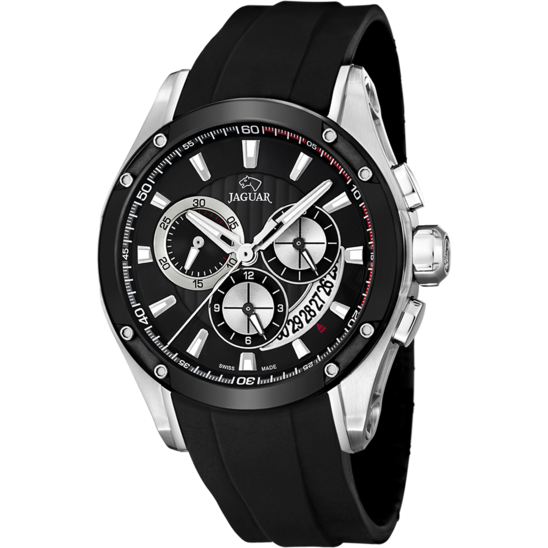 Zwarte Heren zwitsers horloge JAGUAR SPECIAL EDITION. J688/1