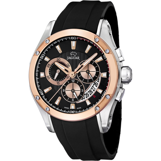 Zwarte Heren zwitsers horloge JAGUAR SPECIAL EDITION. J689/1