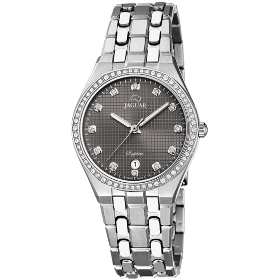 SCHWEIZER DAMENUHR JAGUAR WOMAN COLLECTION IN GRAU. J694/4