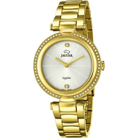 Reloj Mujer dorado Suizo Jaguar