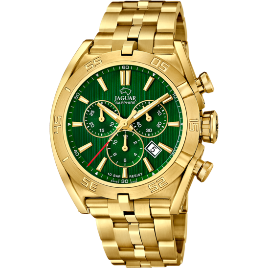 Groene Heren zwitsers horloge JAGUAR EXECUTIVE. J853/A