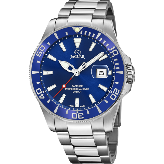 MONTRE HOMME JAGUAR PRO DIVER BLEUE J860/C