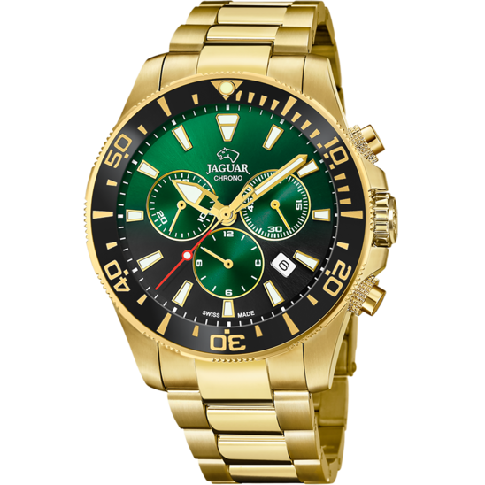 Reloj suizo de hombre JAGUAR EXECUTIVE PIONNIER Verde negro J864/6