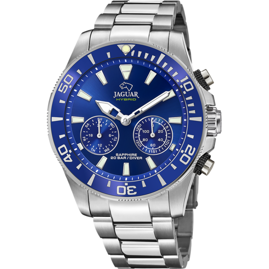 Blauw Heren zwitsers horloge JAGUAR CONNECTED MEN. J888/1