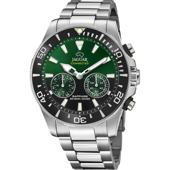 Relógio masculino JAGUAR CONNECTED de cor verde. J888/5