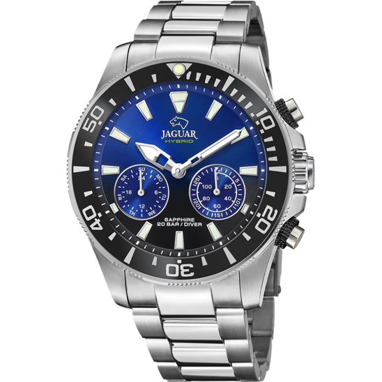 BLAUW HEREN ZWITSERS HORLOGE JAGUAR CONNECTED MEN J888/6