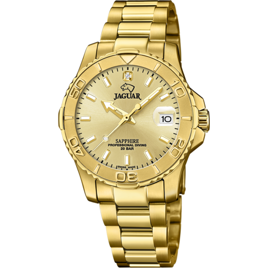 Reloj suizo de mujer JAGUAR COUPLE DIVER Beige J898/2