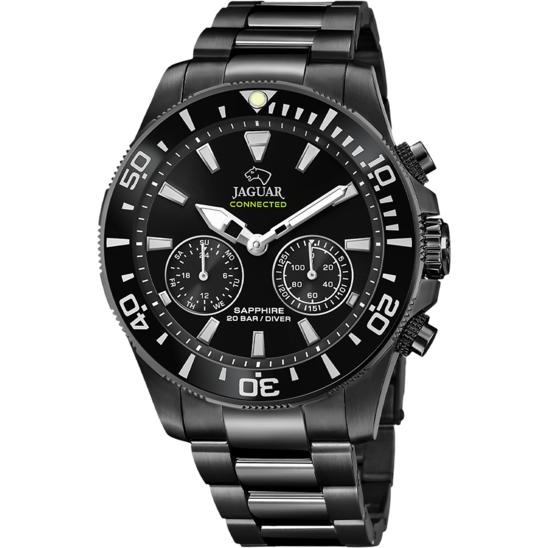 Jaguar Nueva I-size J929/a Negro Acero Inoxidable, Hombre