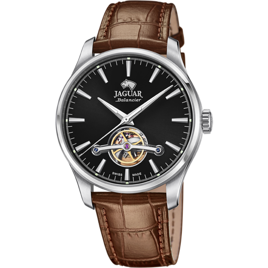 Relógio masculino JAGUAR AUTOMATIC BALANCIER de cor preta. J966/5