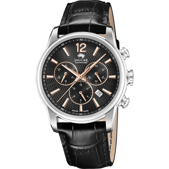 RELOJ SUIZO DE HOMBRE JAGUAR ACAMAR CHRONOGRAPHE NEGRO J968/6