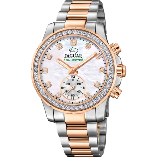 PEARLESCENT WHITE WOMEN'S WATCH JAGUAR CONNECTED LADY J981/1